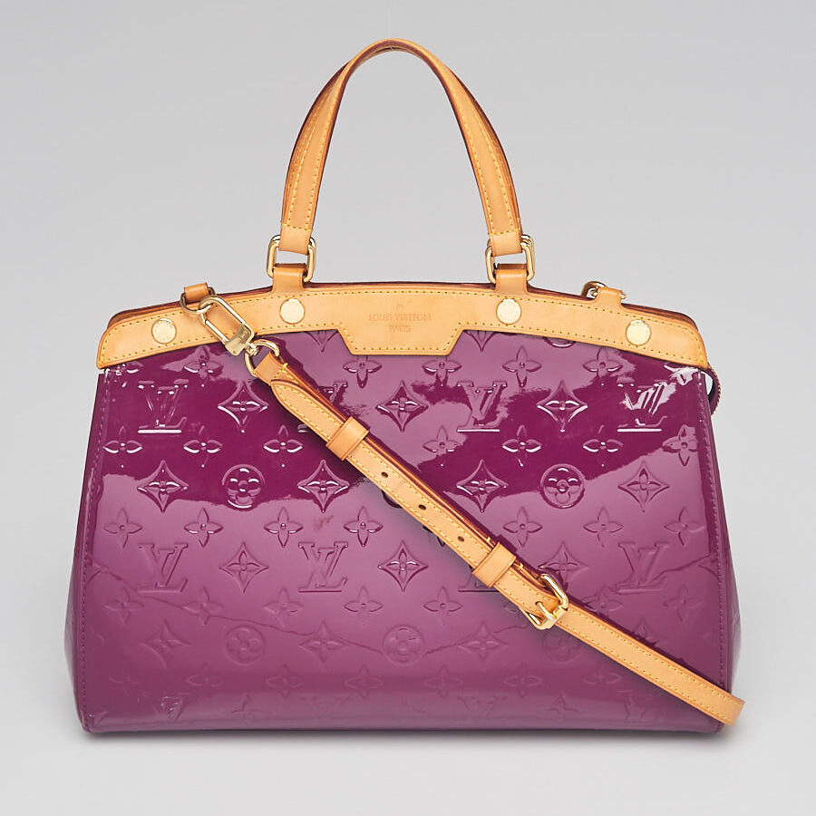 LOUIS VUITTON VERNIS BREA AMETHYST MM BAG | Studio Nafay