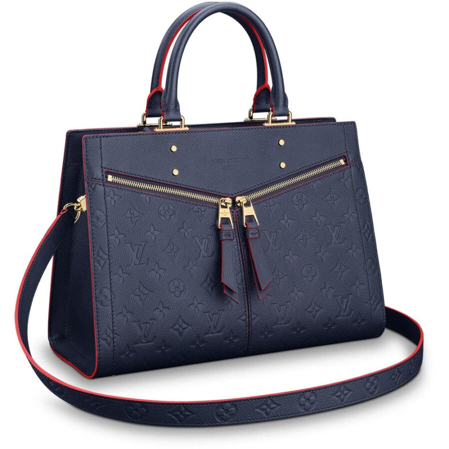 Louis Vuitton Sully Monogram Empreinte MM Bag Marine Rouge | Studio Nafay