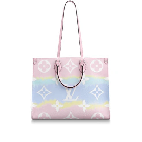 LOUIS VUITTON GIANT MONOGRAM ESCALE ONTHEGO GM TOTE IN PASTEL | Studio Nafay