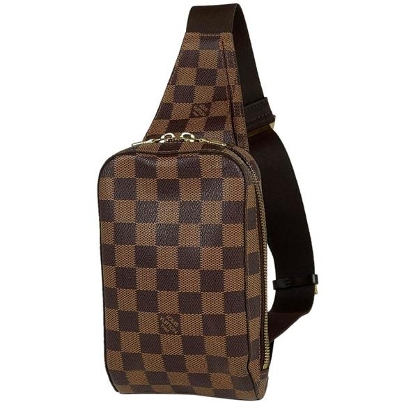 LOUIS VUITTON DAMIER EBENE GERONIMOS CROSSBODY BAG | Studio Nafay