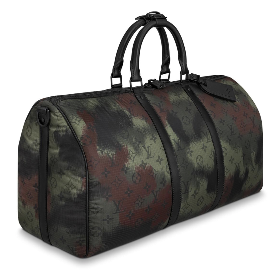 LOUIS VUITTON KEEPALL BANDOULIERE 50 NYLO CAMO LIMITED EDITION BAG | Studio Nafay