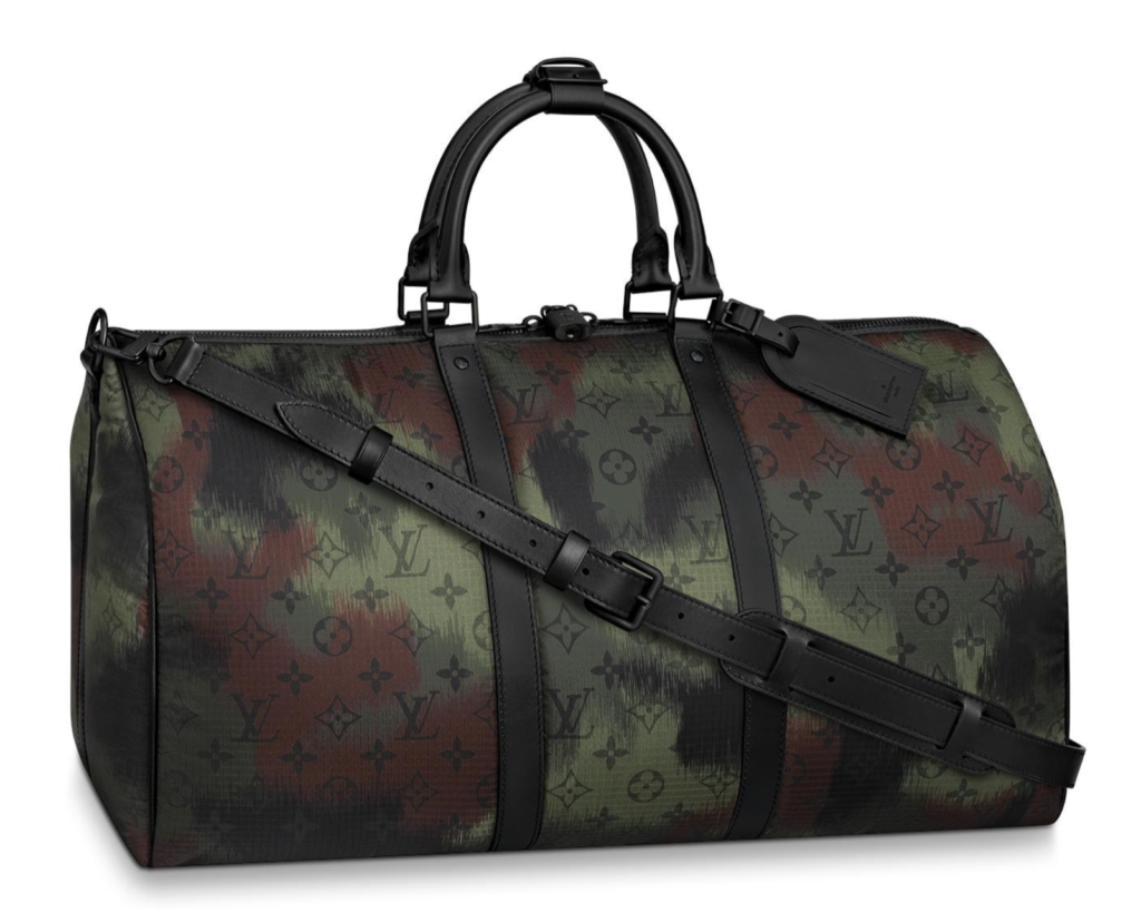 LOUIS VUITTON KEEPALL BANDOULIERE 50 NYLO CAMO LIMITED EDITION BAG - Product Image 2