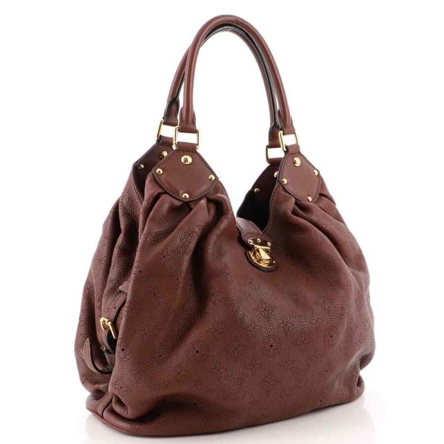 LOUIS VUITTON LEATHER MAHINA HOBO BAG | Studio Nafay