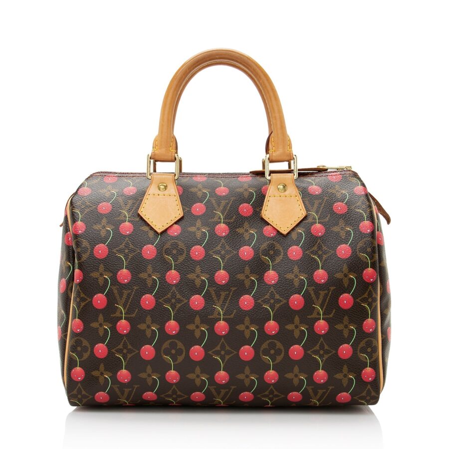 Louis Vuitton Limited Edition Cerises Speedy 25 Satchel (SHF-22166)