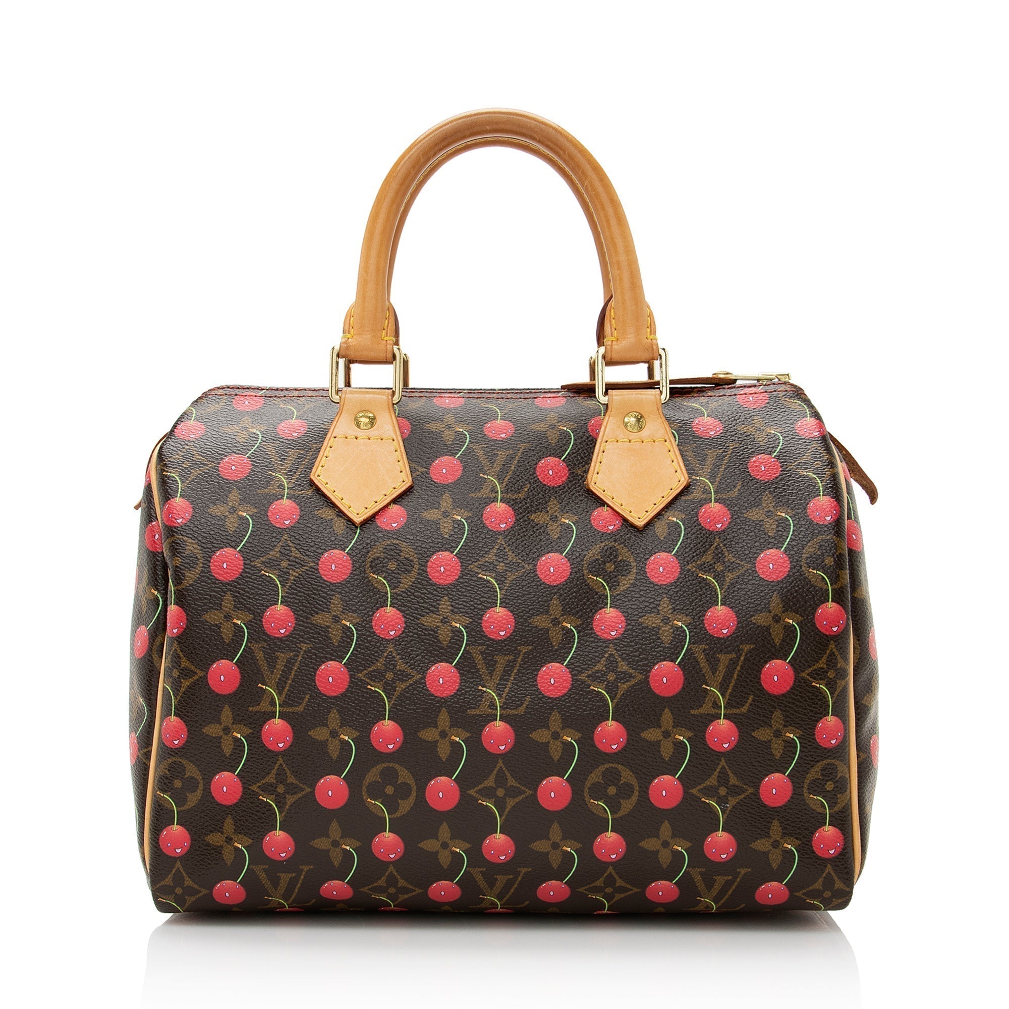 Louis Vuitton Limited Edition Cerises Speedy 25 Satchel