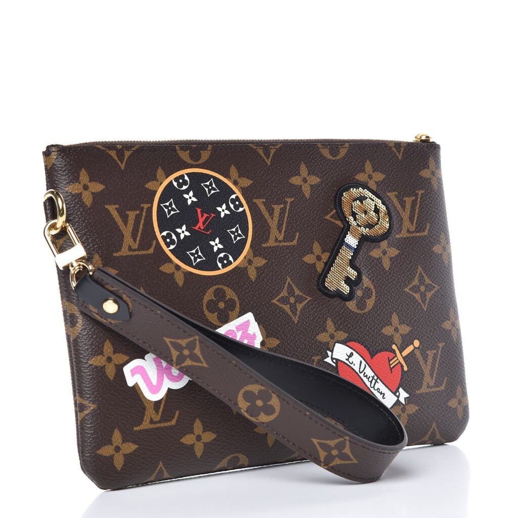 LOUIS VUITTON LIMITED EDITION MONOGRAM PATCH CITY WRISTLET/ CLUTCH BAG - Product Image 2