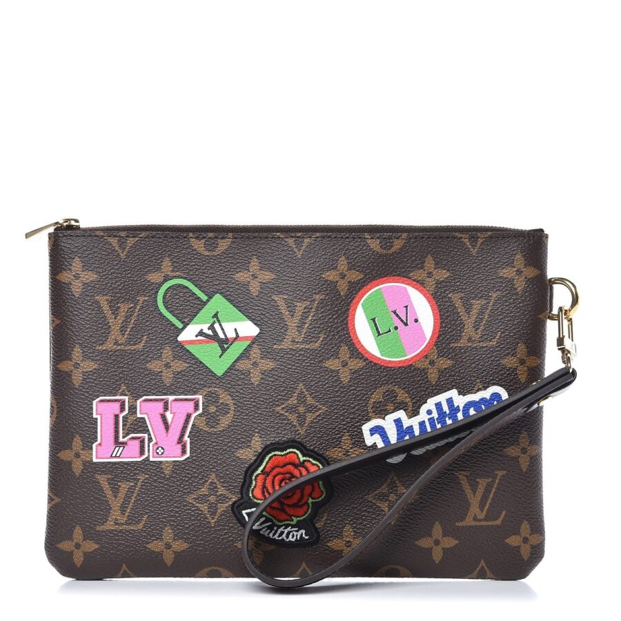 LOUIS VUITTON LIMITED EDITION MONOGRAM PATCH CITY WRISTLET/ CLUTCH BAG | Studio Nafay