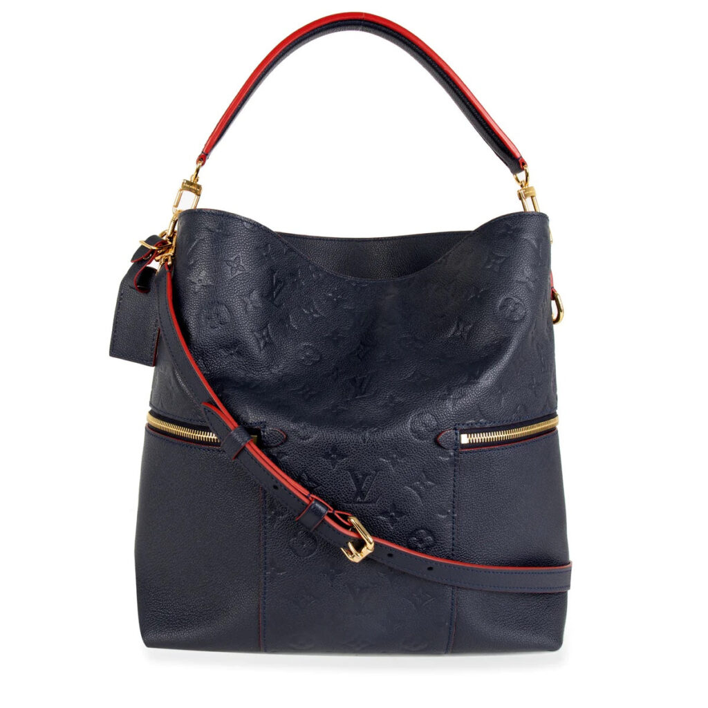 LOUIS VUITTON MONOGRAM EMPREINTE MÉLIE BAG MARINE ROUGE - Product Image 2