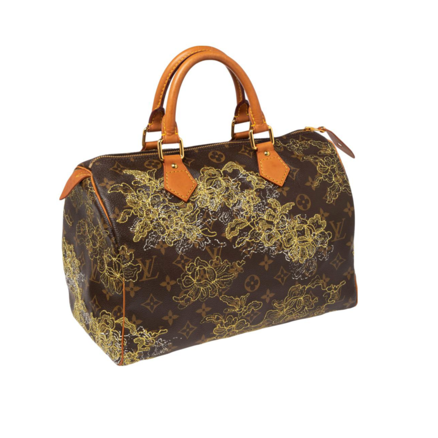 LOUIS VUITTON MONOGRAM LIMITED EDITION DENTELLE SPEEDY 30 BAG | Studio Nafay