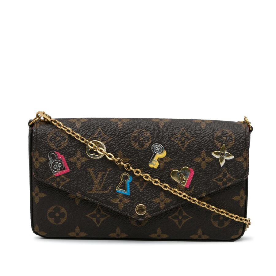 Louis Vuitton Monogram Love Lock Pochette Felicie | Studio Nafay