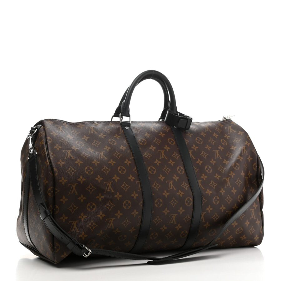 LOUIS VUITTON MONOGRAM MACASSAR KEEPALL BANDOULLIERE 55 | Studio Nafay