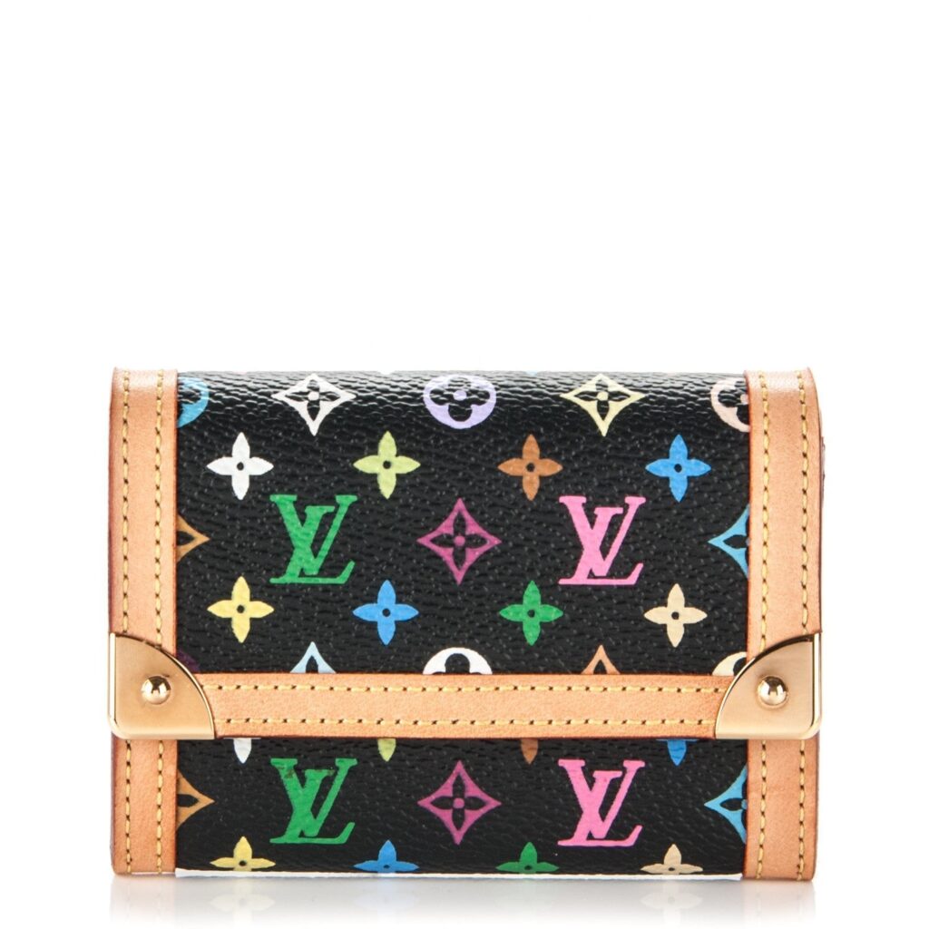 LOUIS VUITTON MULTICOLOR MONOGRAM PORTE MONNAIE PLAT - Product Image 2