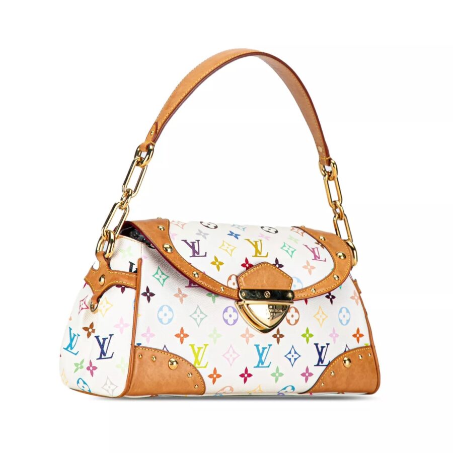 LOUIS VUITTON X TAKASHI MURAKAMI MONOGRAM BEVERLY MM SATCHEL | Studio Nafay