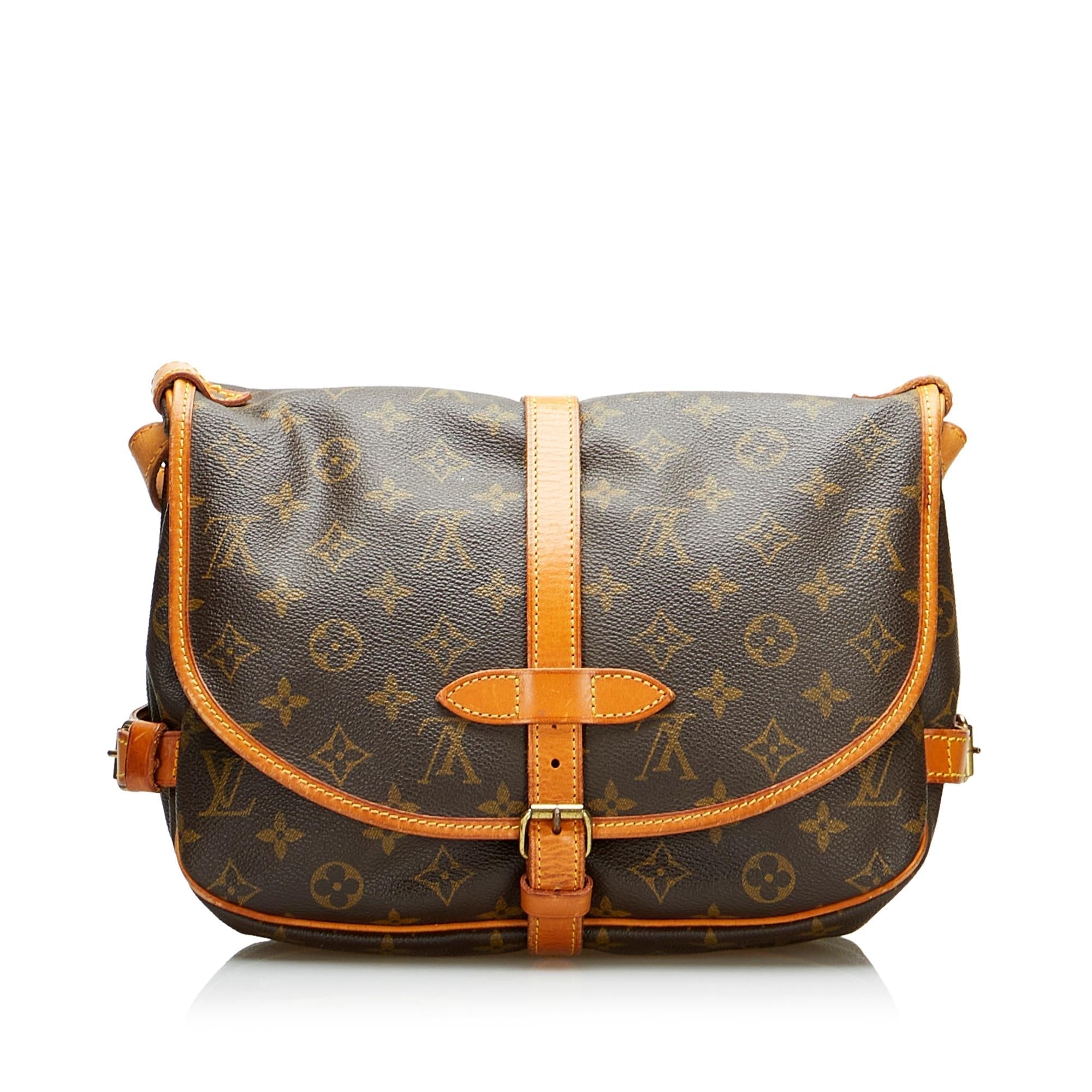 Louis Vuitton Monogram Saumur 25