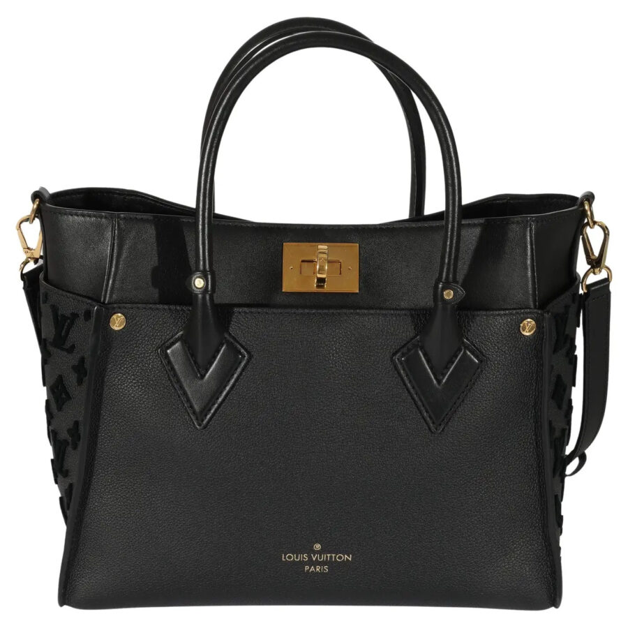 LOUIS VUITTON MONOGRAM TUFFETAGE LEATHER ON MY SIDE TOTE BAG | Studio Nafay