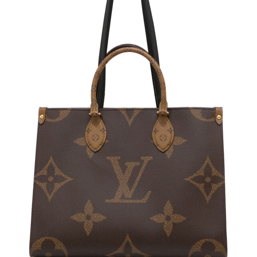 LOUIS VUITTON GIANT REVERSE MONOGRAM ON THE GO MM TOTE BAG | Studio Nafay