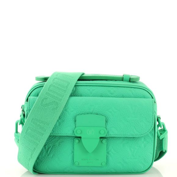 LOUIS VUITTON S LOCK MONOGRAM TAURILLON LEATHER MESSENGER BAG | Studio Nafay