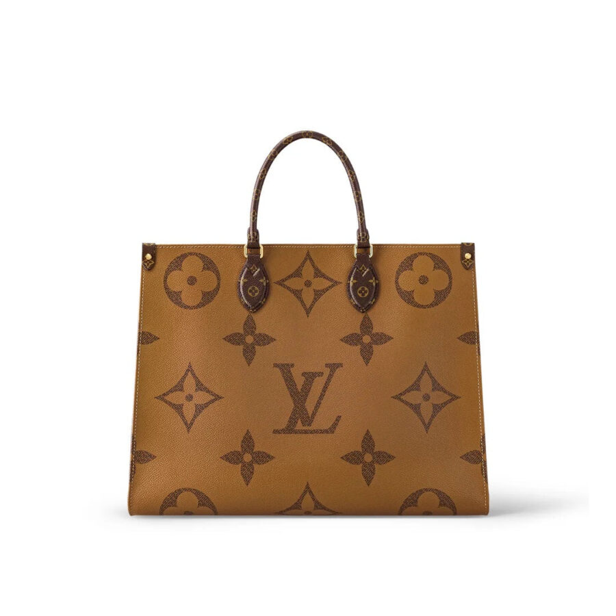 LOUIS VUITTON GIANT REVERSE MONOGRAM ON THE GO TOTE BAG GM | Studio Nafay