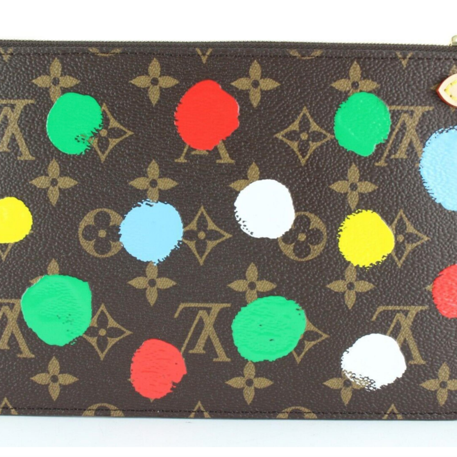 LOUIS VUITTON X YAYOI KUSAMA NEVERFULL POCHETTE WRISTLET | Studio Nafay