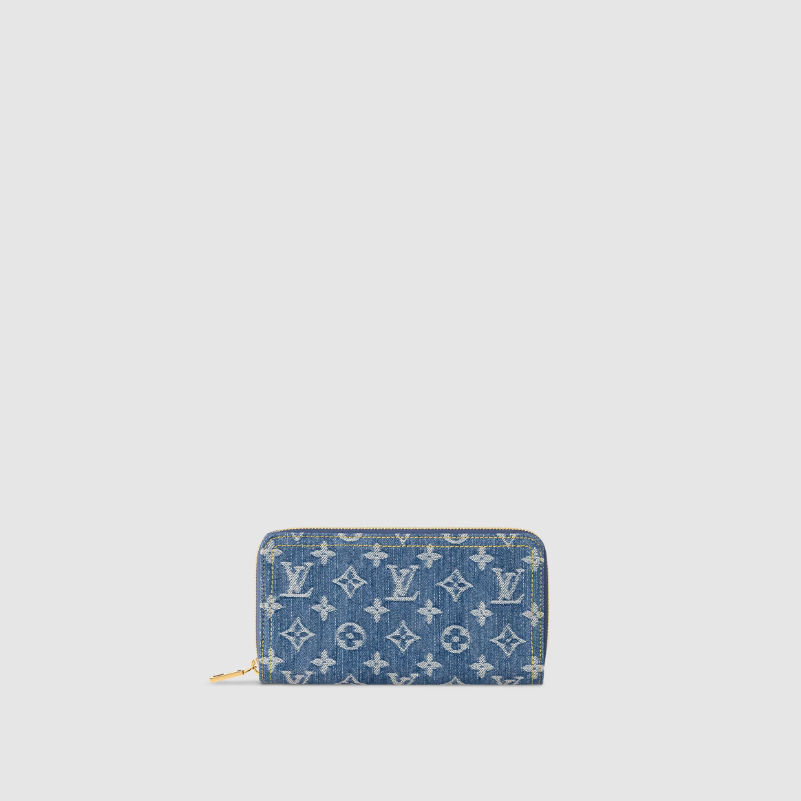 Louis Vuitton Denim Blue Zippy Wallet | Studio Nafay