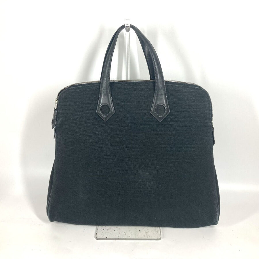 HERMES Handbag Leather / canvas black Sac Ibou PM unisex(Unisex) | Studio Nafay