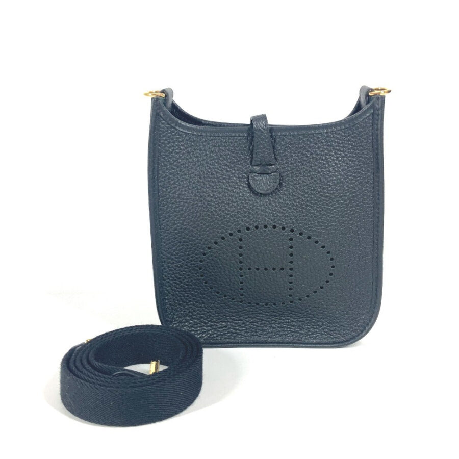 HERMES Shoulder Bag Taurillon Clemence black long Evelyn TPM Amazone unisex(Unisex) | Studio Nafay