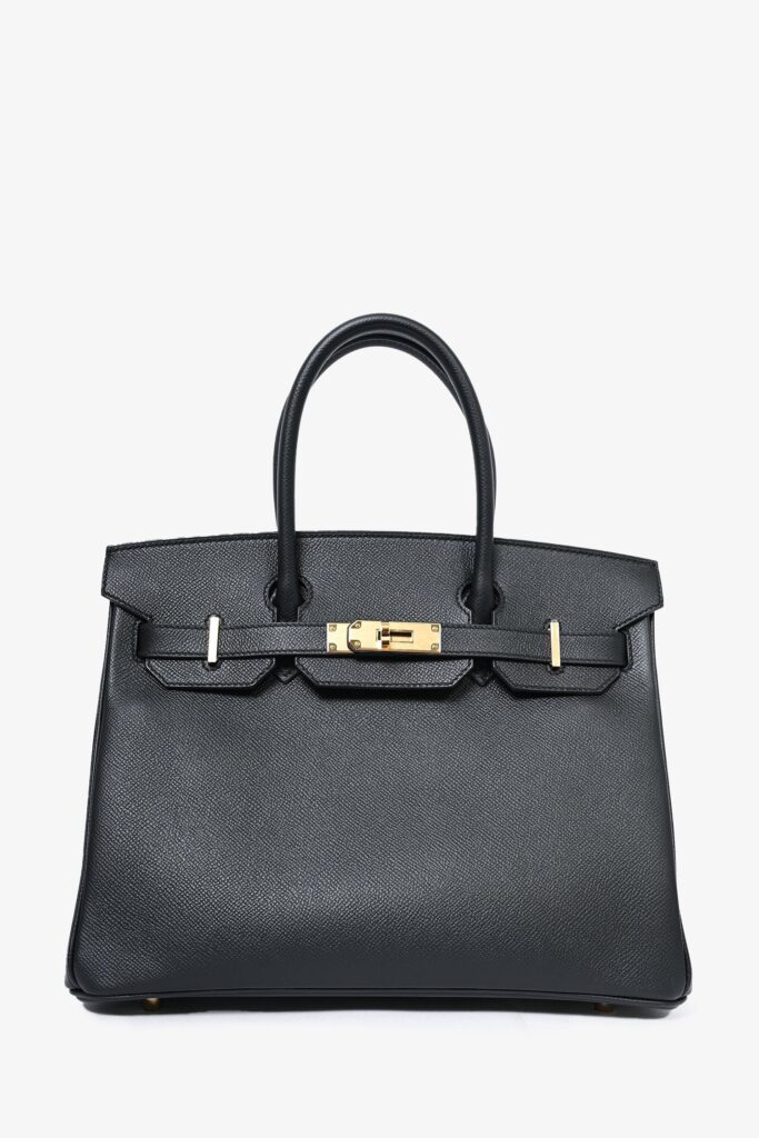 Hermès Black Epsom Leather Retourne Birkin 30 GHW - Product Image 2