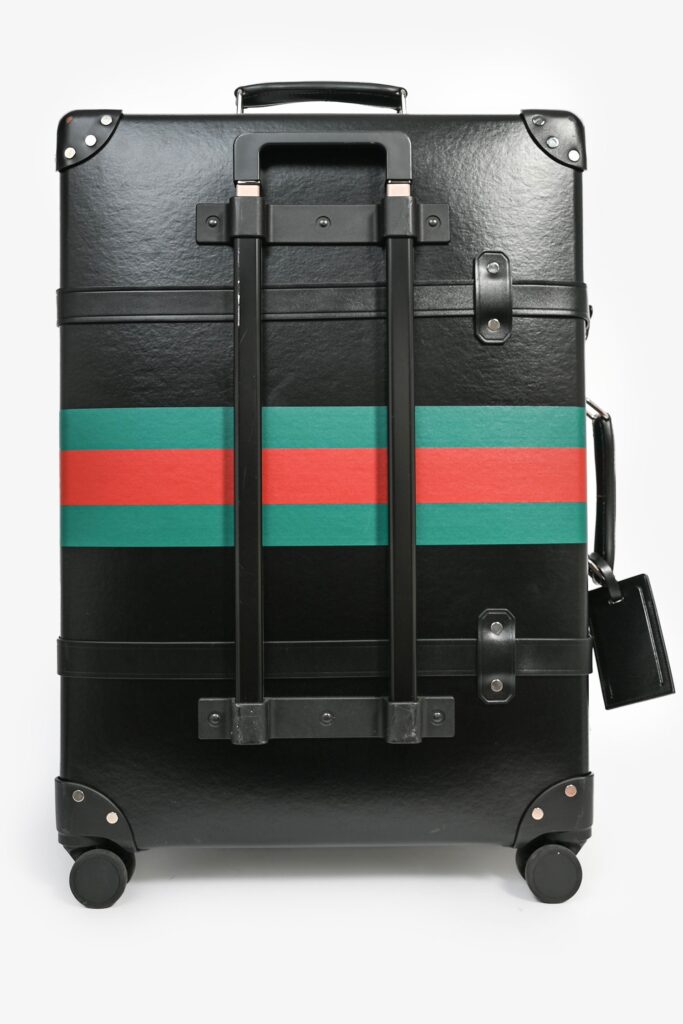 Gucci X Globe Trotter Black Web Suitcase 65 - Product Image 2