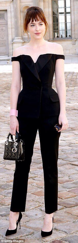 Mini Lady Bag black with chain