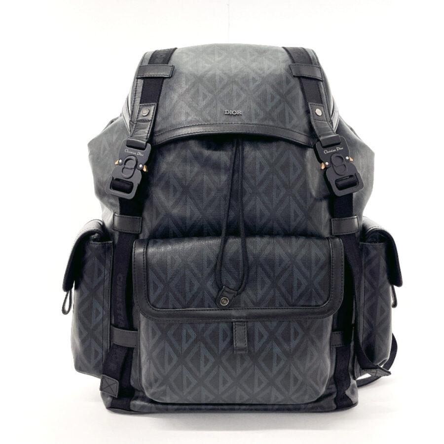 Dior Backpack 1ESBA163CDP PVC, Leather black CD diamond Hit the Road | Studio Nafay