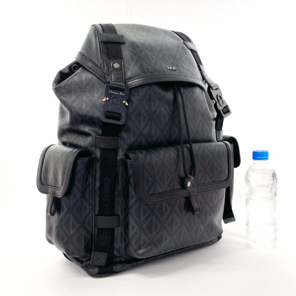 Dior Backpack 1ESBA163CDP PVC, Leather black CD diamond Hit the Road - Product Image 2