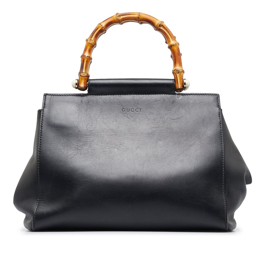 Gucci Bamboo Nymphaea Small Black | Studio Nafay