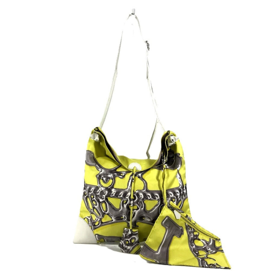 HERMES Shoulder Bag Silk, Leather yellow Silky City PM | Studio Nafay