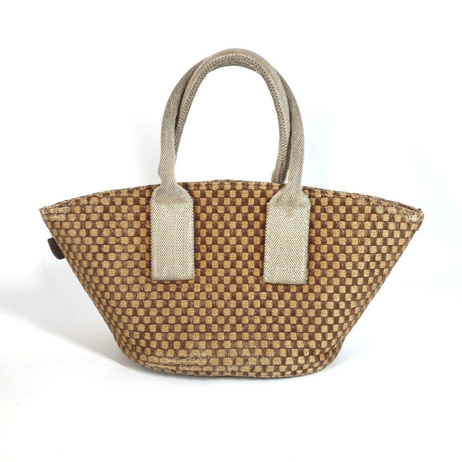 HERMES Handbag linen beige Panier Bus PM Panier Bus PM | Studio Nafay