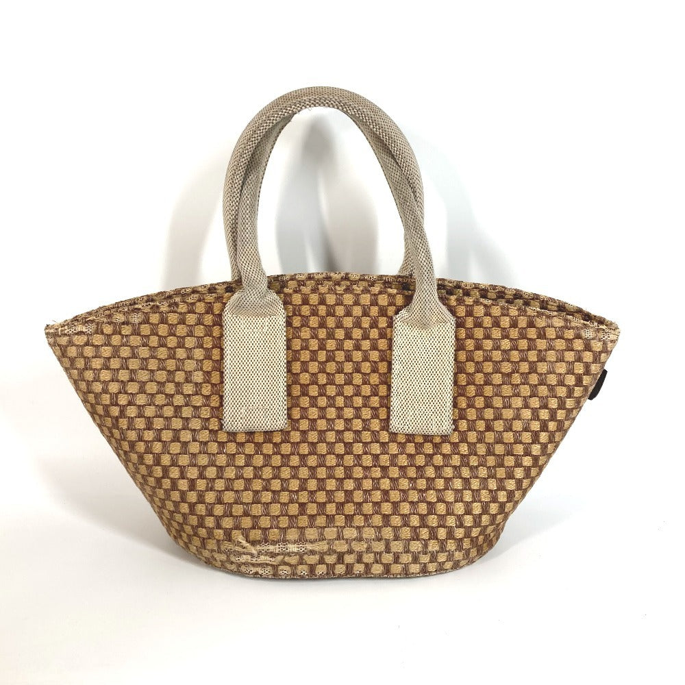 HERMES Handbag linen beige Panier Bus PM Panier Bus PM