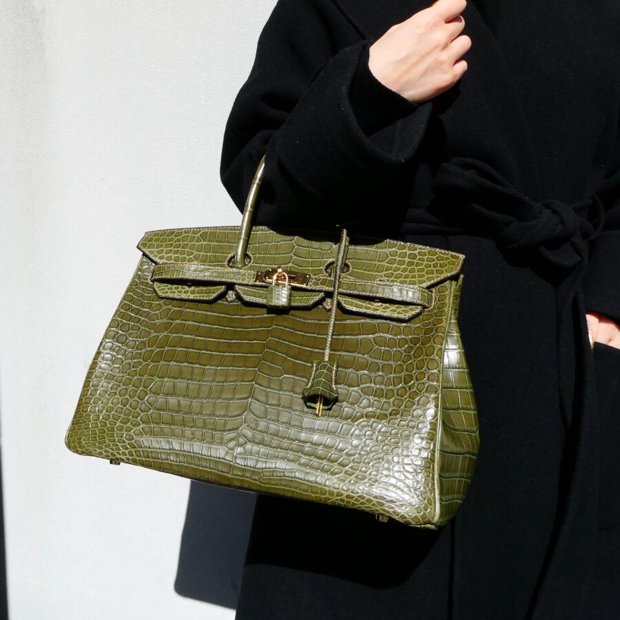 HERMES * BIRKIN 35 Porosus Crocodile Canopee | Studio Nafay