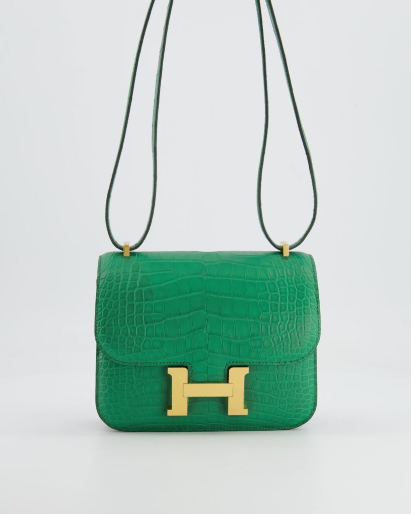 *STORE FRESH* Hermes Constance III 18 Bag in Cactus Alligator Mississippiensis Leather with Gold Hardware - Product Image 2