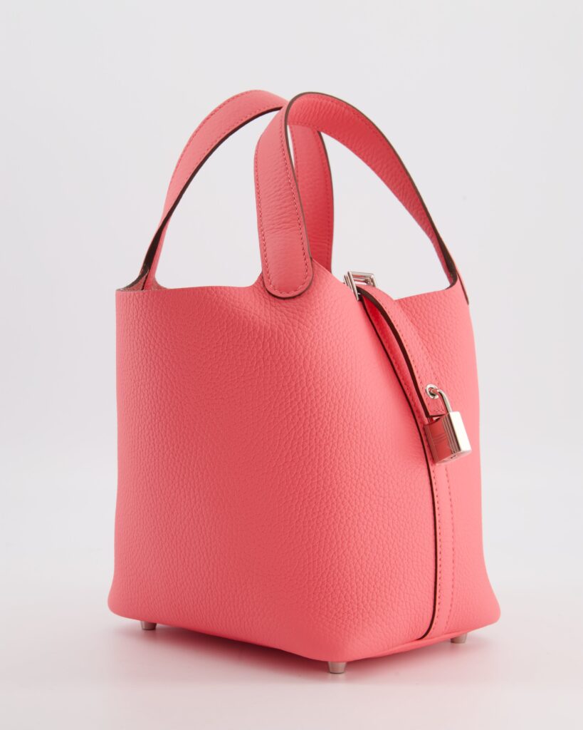 Hermes Picotin Lock 18 Bag in Rose Azalee Clemence Leather with Palladium Hardware - Product Image 2