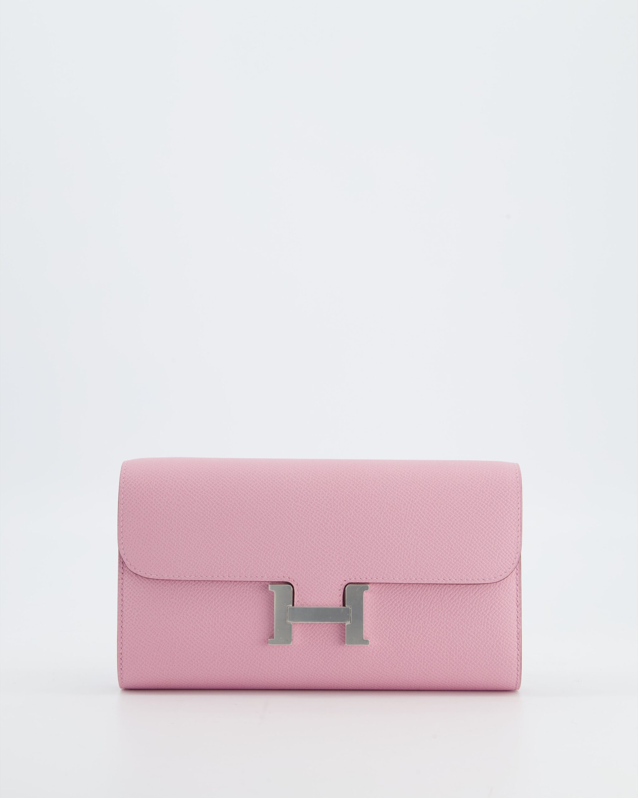 Hermes Constance To Go Bag in Mauve Sylvestre Epsom Leather with Palladium Hardware