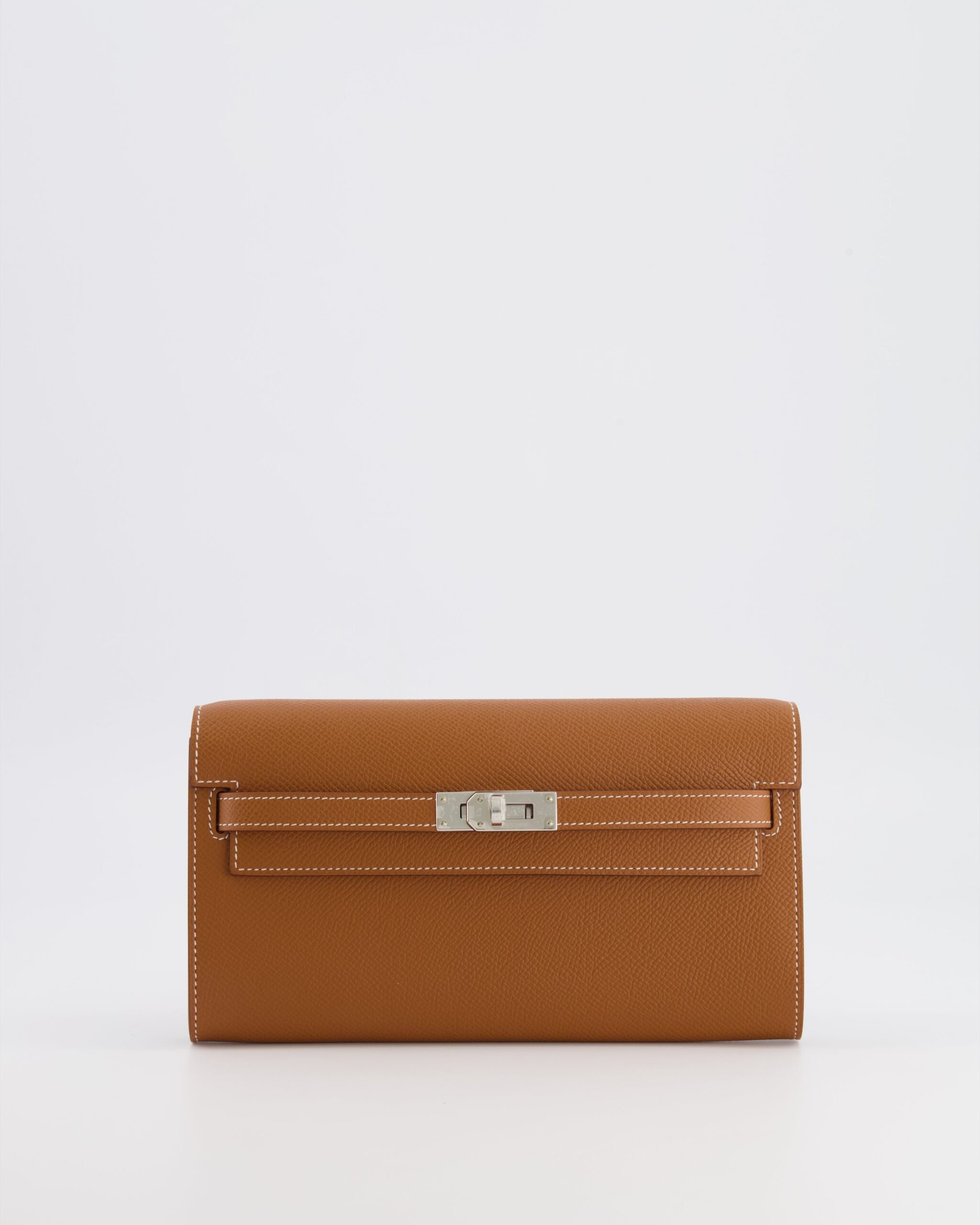 Hermes Kelly To Go Bag in Gold Epsom Leather with Palladium Hardware