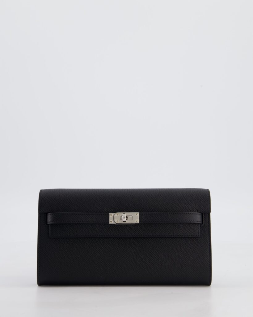 Hermes Kelly To Go Bag in Noir Epsom Leather with Palladium Hardware - Product Image 2
