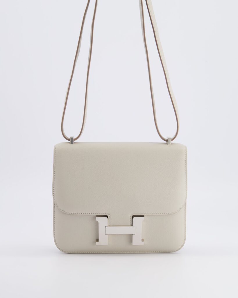 Hermes Constance III 18 Bag in Gris Perle Evercolor Leather with Palladium Hardware - Product Image 2