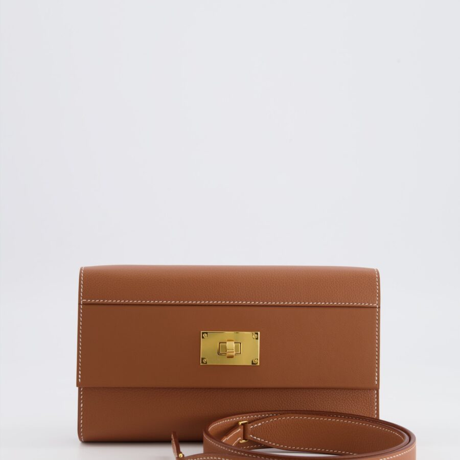*NEW MODEL* Hermes 24/24 To Go Bag in Gold Evercolor Leather with Gold Hardware | Studio Nafay