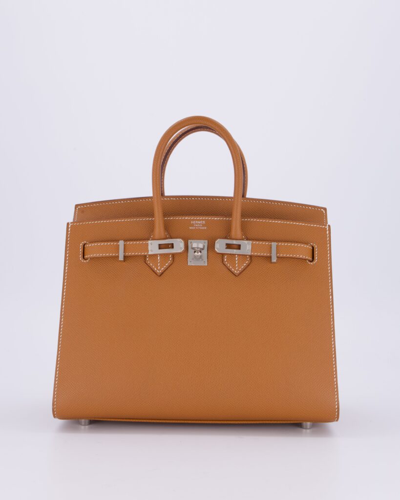 *RARE* Hermes Birkin 25 Sellier Bag in Gold Epsom Leather with Palladium Hardware - Product Image 2