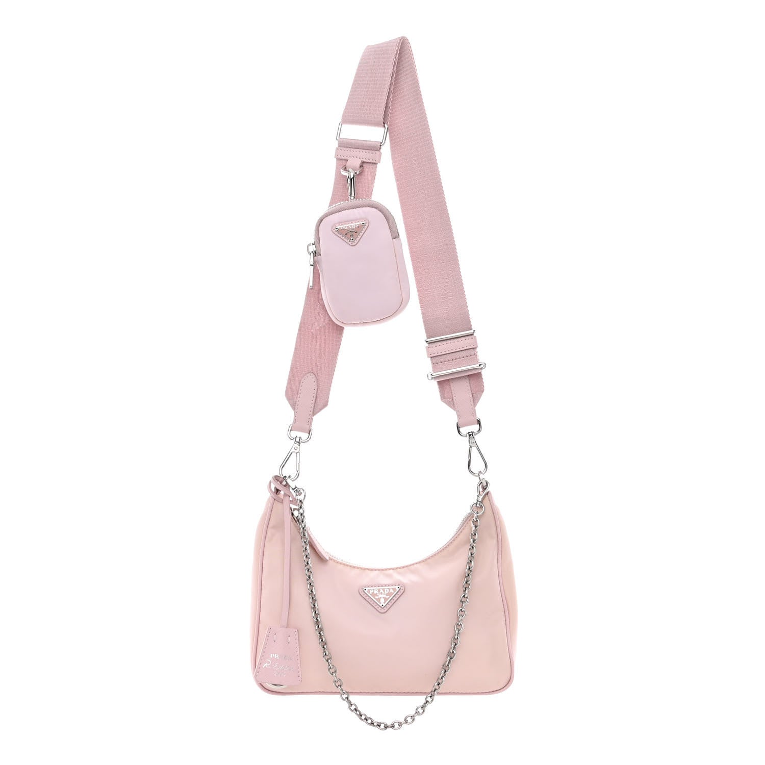 PRADA RE-EDITION ALABSTER NYLON CROSSBODY BAG