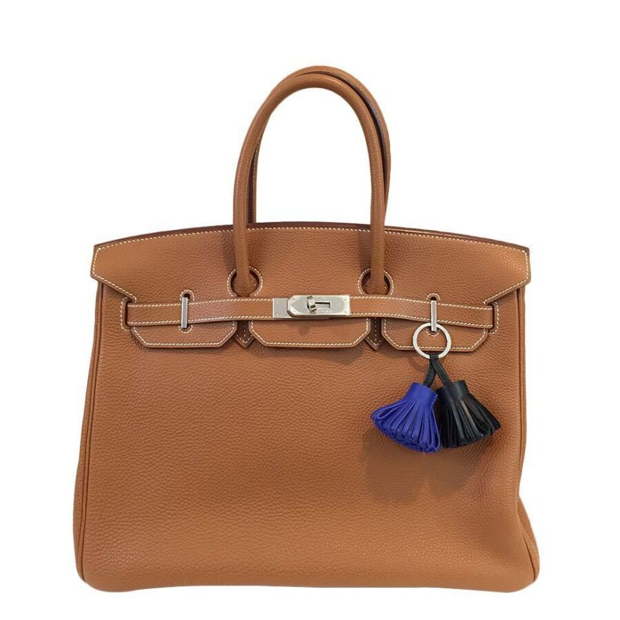 HermesBirkin 35 Gold Clemence PHW | Studio Nafay