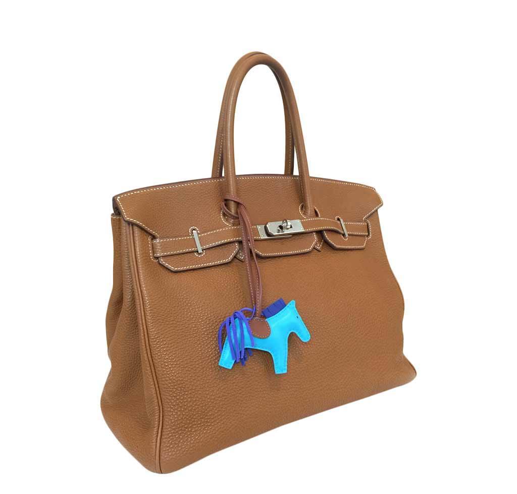 HermesBirkin 35 Gold Togo Bag PHW