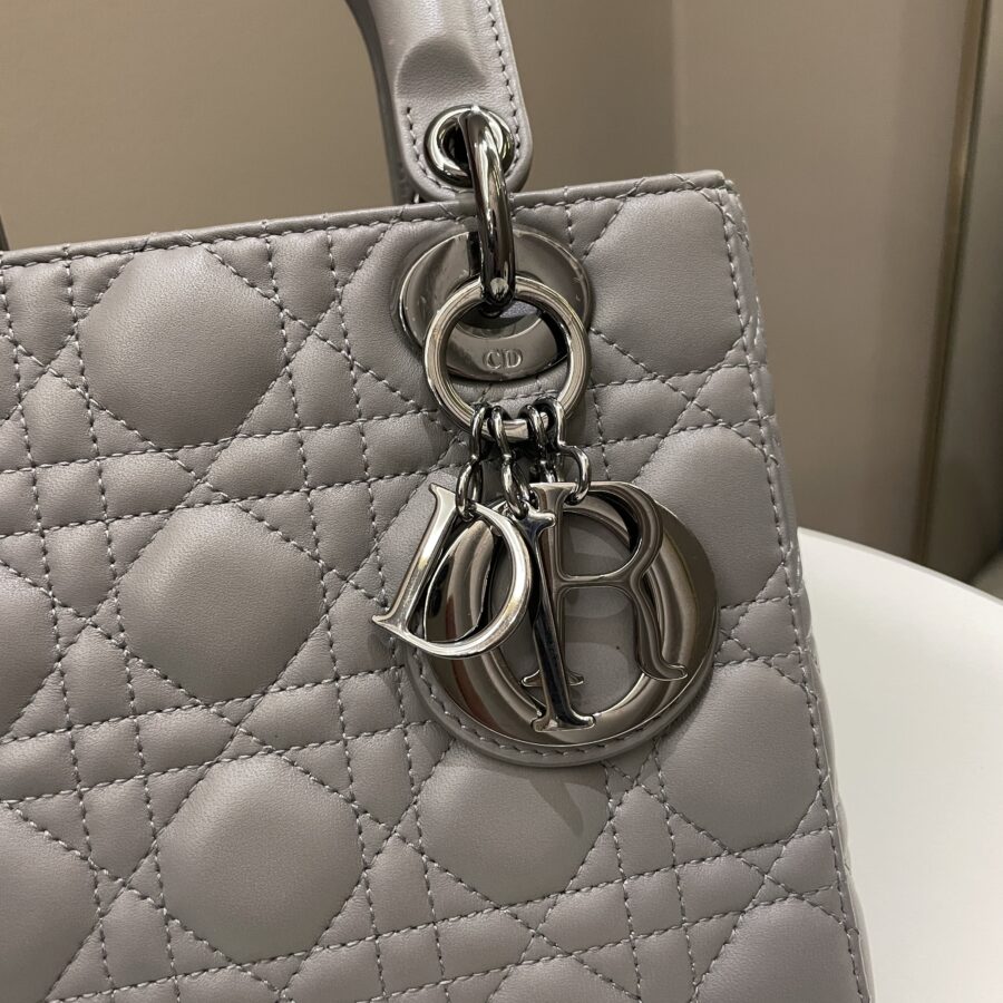 Lady Dior My ABC Dior Grey Lambskin | Studio Nafay