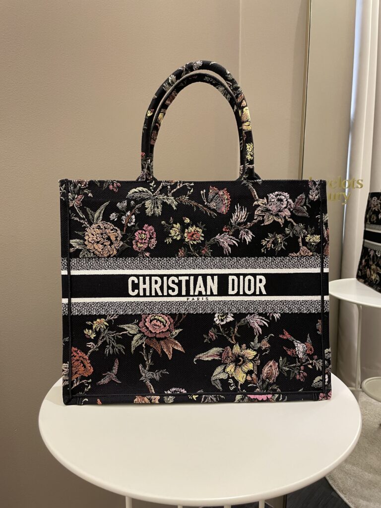 Dior Book Tote Jardin Botanique Embroidery Black Multicolor - Product Image 2