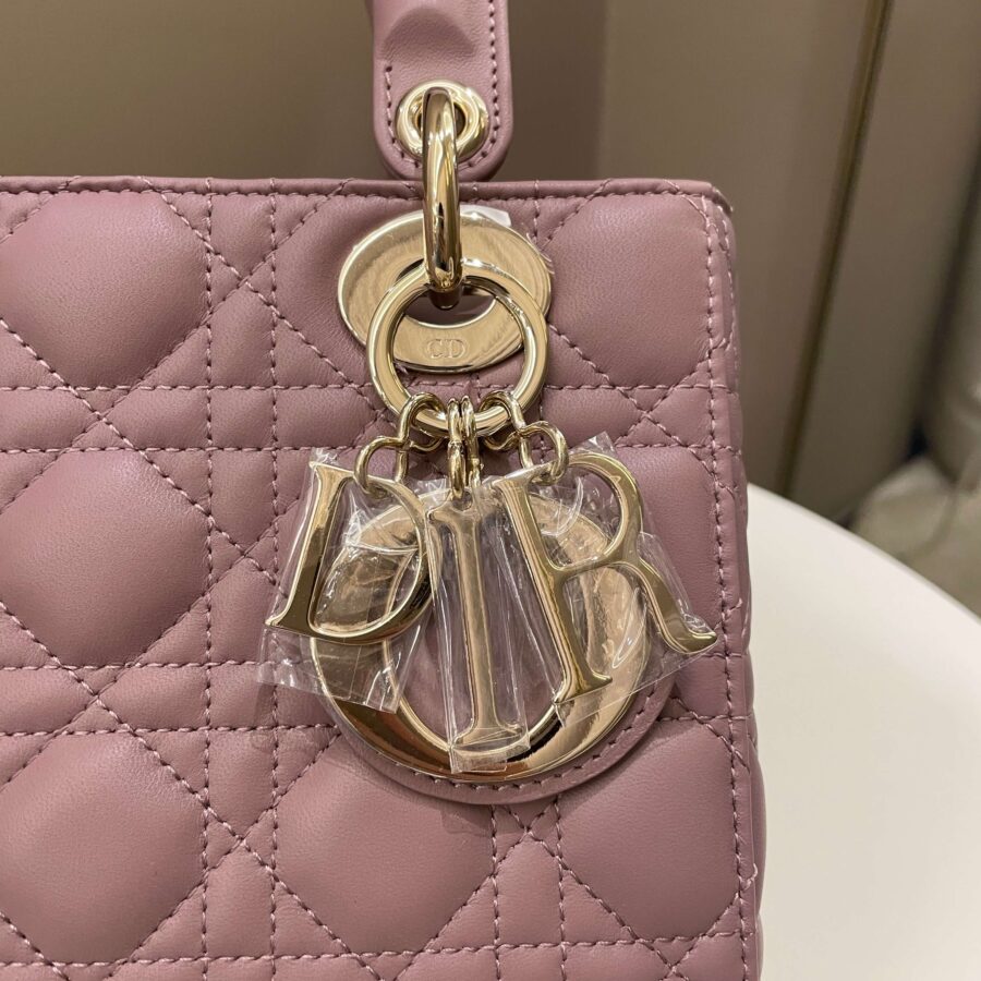 Lady Dior My ABC Dior Mauve Rose Peony Lambskin | Studio Nafay